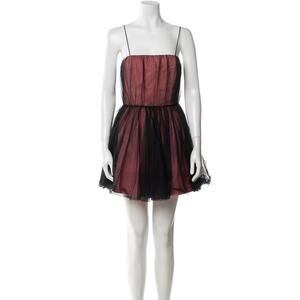 alice and olivia pink faux leather dress Alice + Olivia New Daven Faux Croc Effect Leather Mini Dress In Rose Pink Size 6
